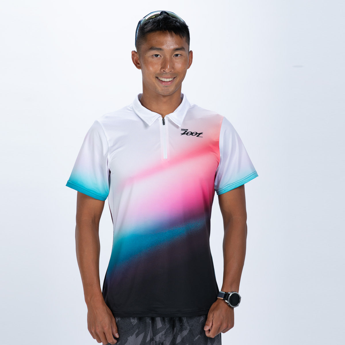 Men's Ltd Zip Polo Shirt - TZ Afterglow