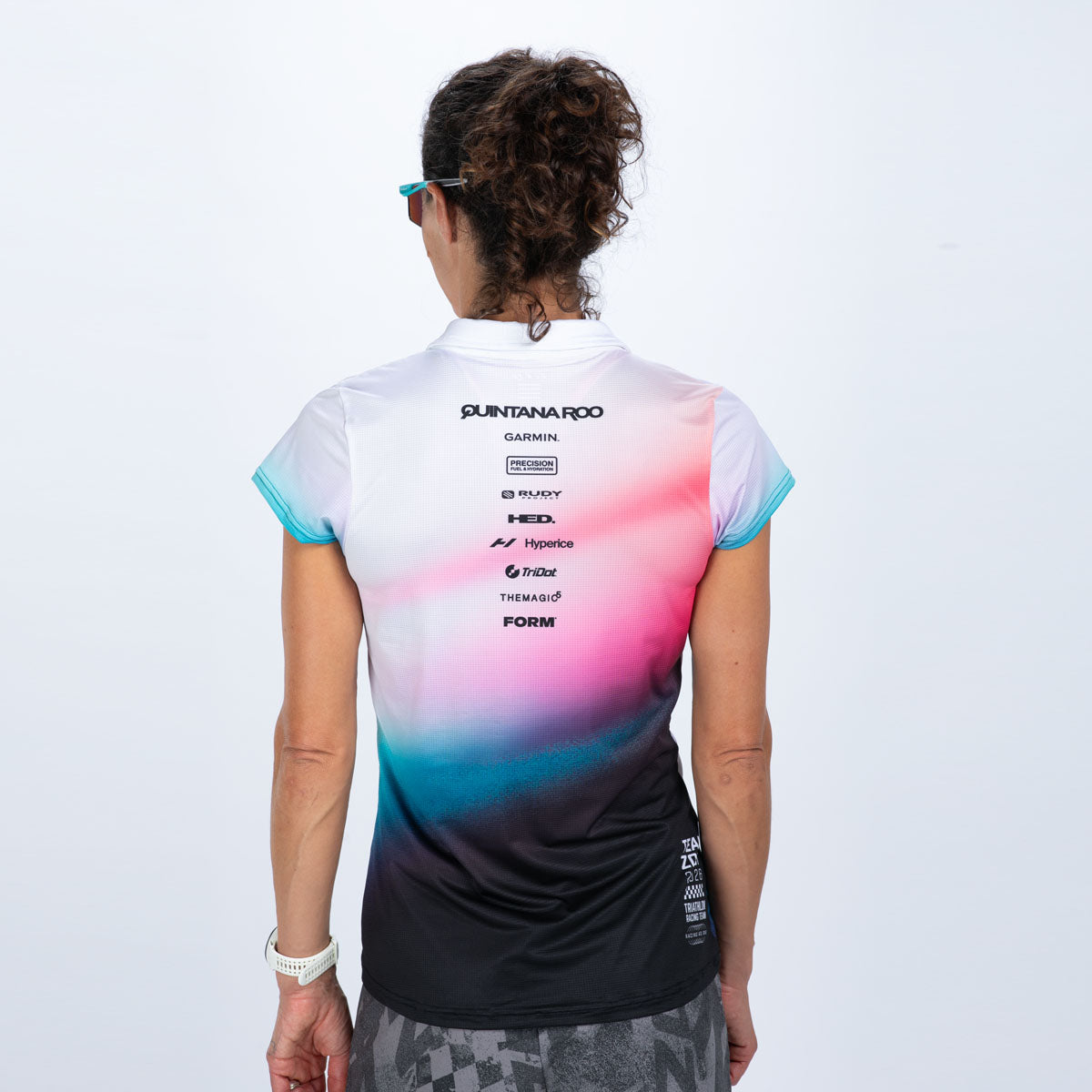 Women's Ltd Zip Polo Shirt - TZ Afterglow