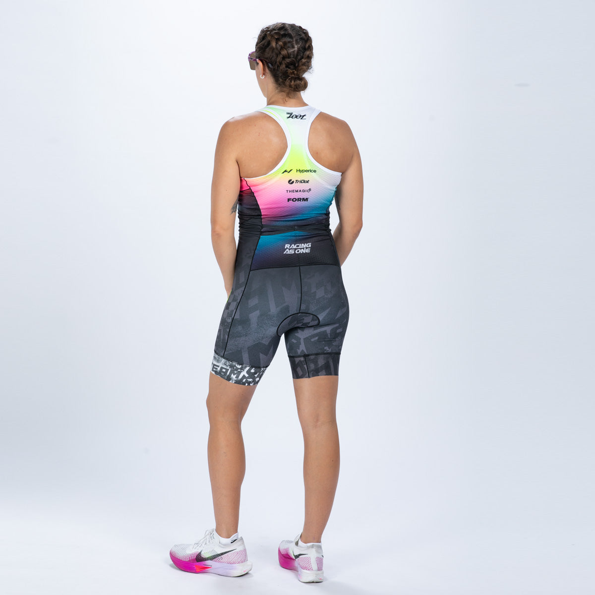 Women's Ltd Tri Slvs Fz Racesuit - TZ Afterglow