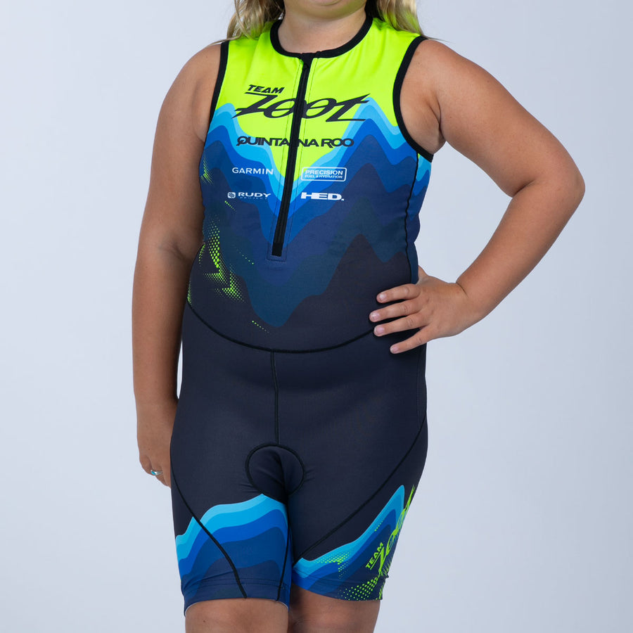 Youth Ltd Protégé Tri Racesuit - Blue Wave