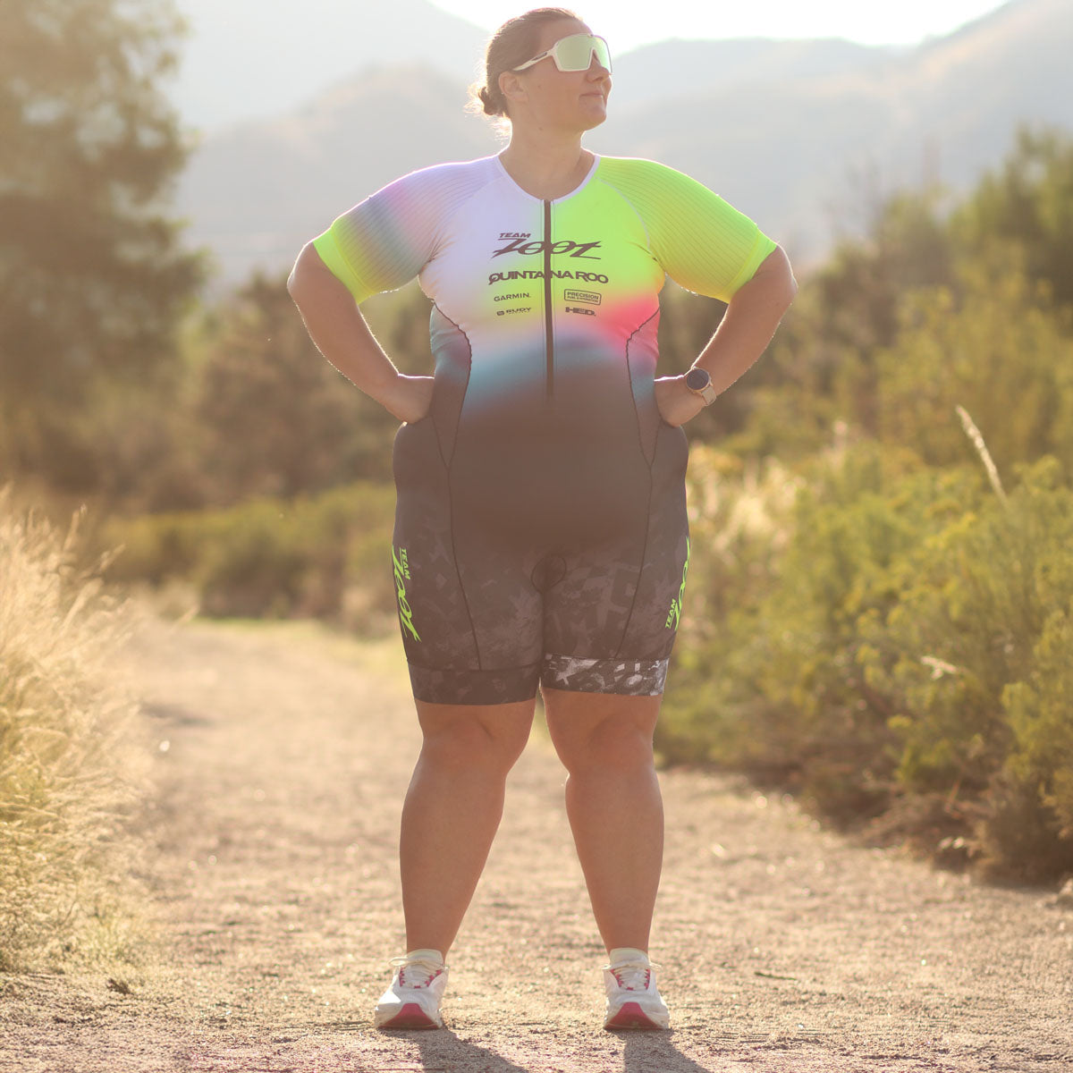 Women's Ltd Athena Tri Aero Fz Raecuit  - TZ Afterglow