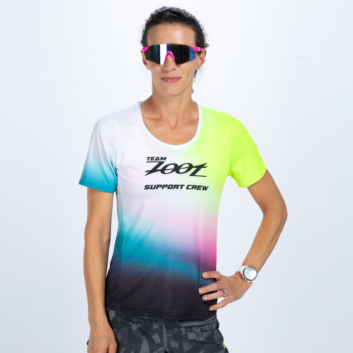 Women's Ltd Run Relaxed Fit Tee - TZ Support Crew