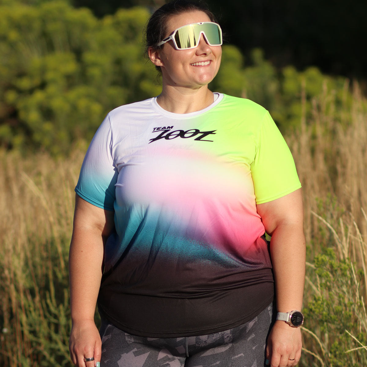 Women's Ltd Run Athena Tee - TZ Afterglow