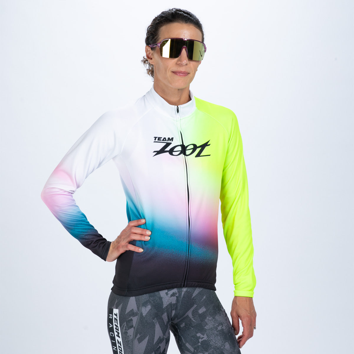 Women's Ltd Cycle Thermo Jersey - TZ Afterglow