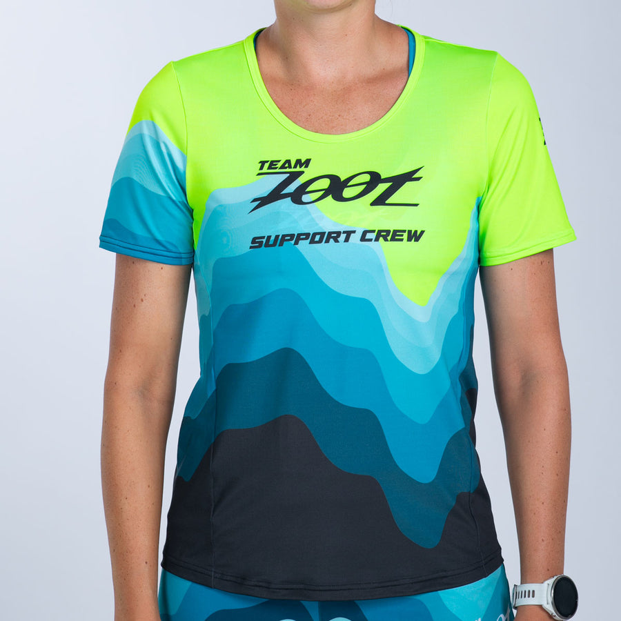 Women's Ltd Run Relaxed Fit Tee - Support Crew