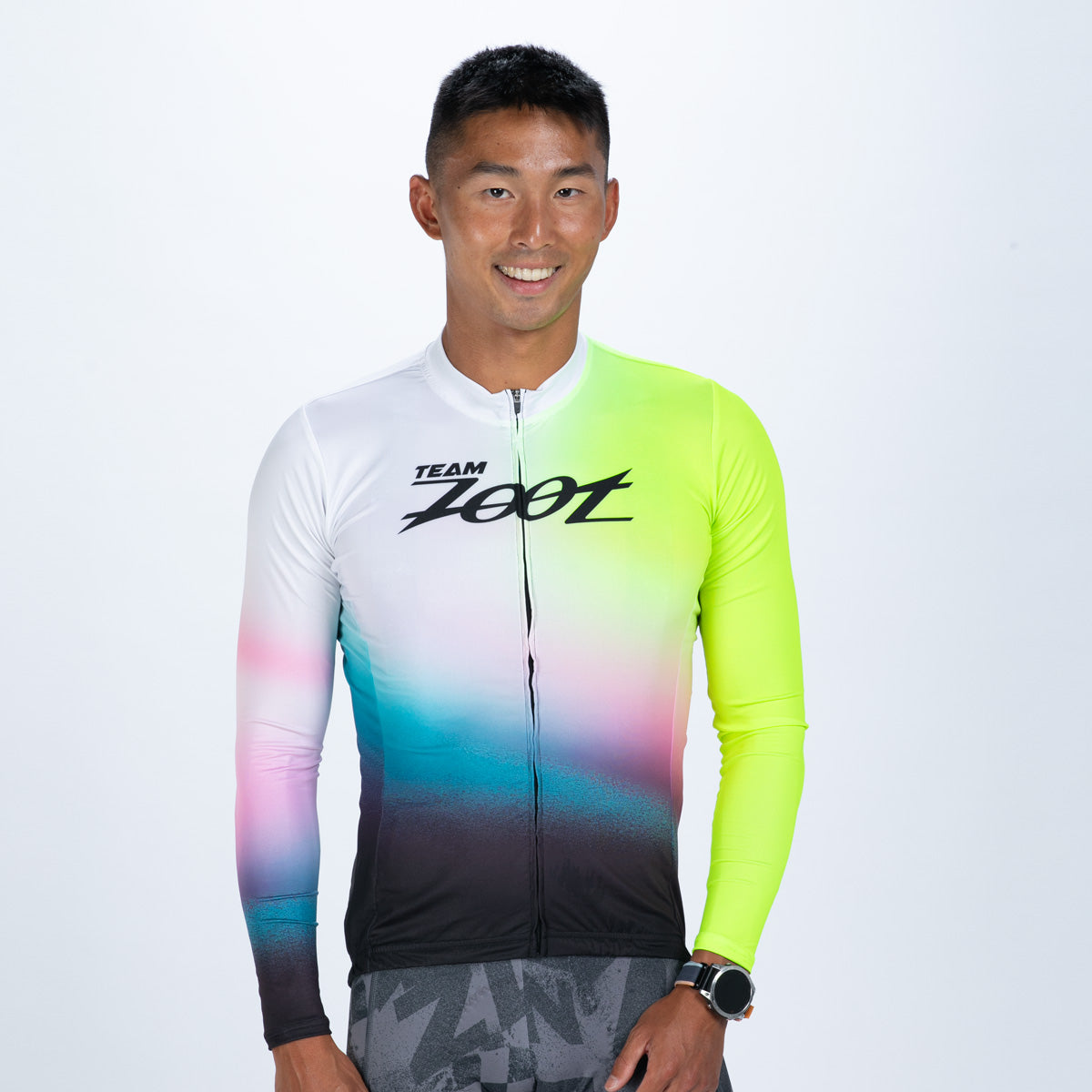 Men's Ltd Cycle Sun Stop Ls Jersey - TZ Afterglow