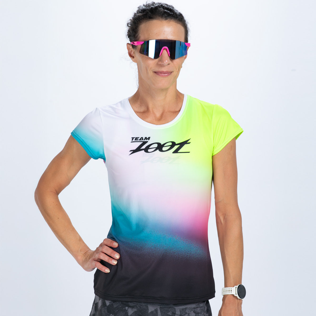 Women's Ltd Run Tee - TZ Afterglow