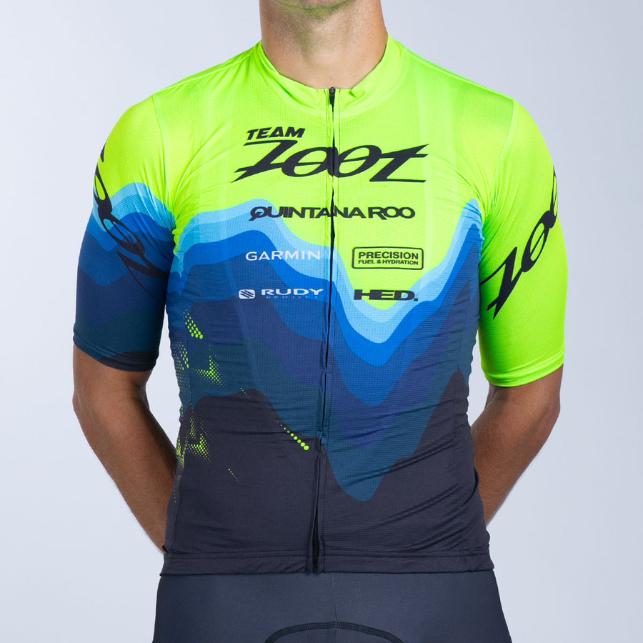 Men's Ltd Cycle Aero Jersey - Blue Wave