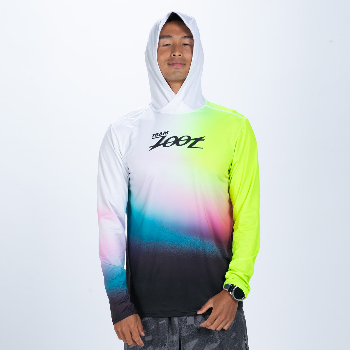 Men's Ltd Run Sun Stop Hoodie - TZ Afterglow