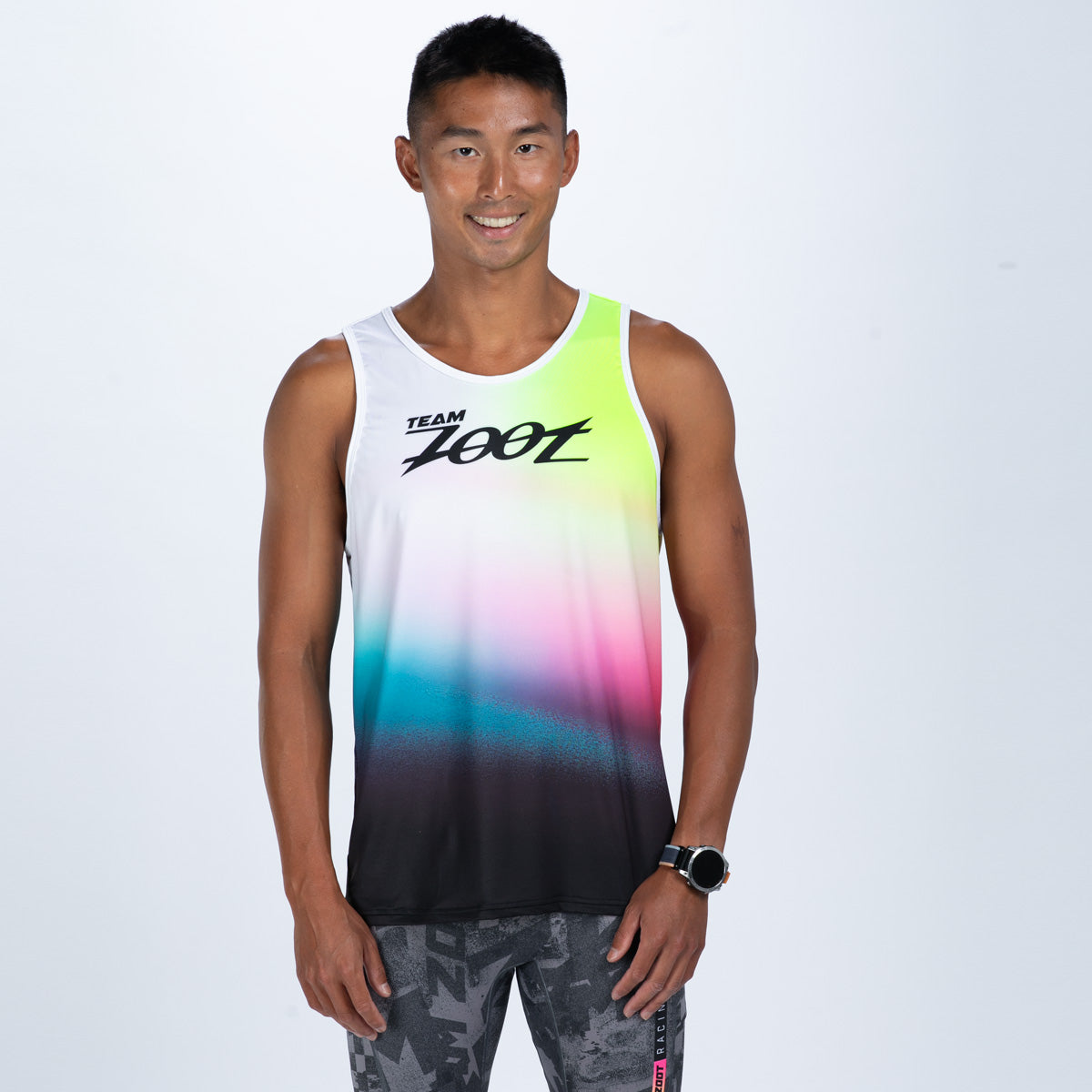 Men's Ltd Run Singlet - TZ Afterglow