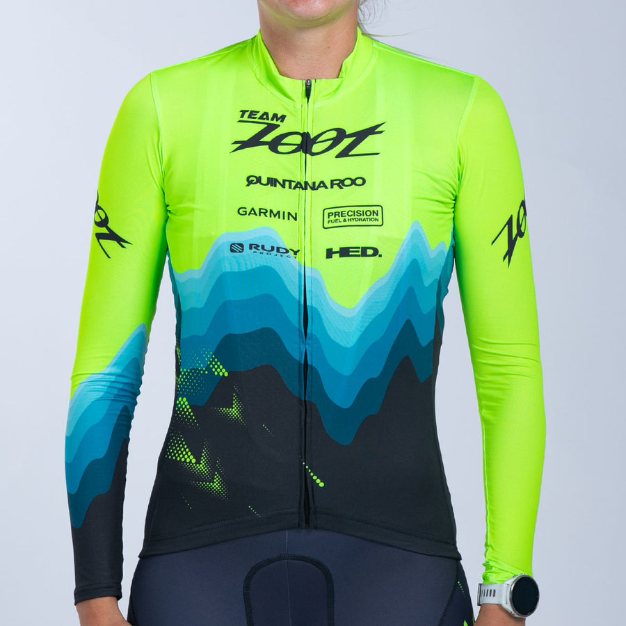 Women's Ltd Cycle Sun Stop Ls Jersey - Team Zoot 2025