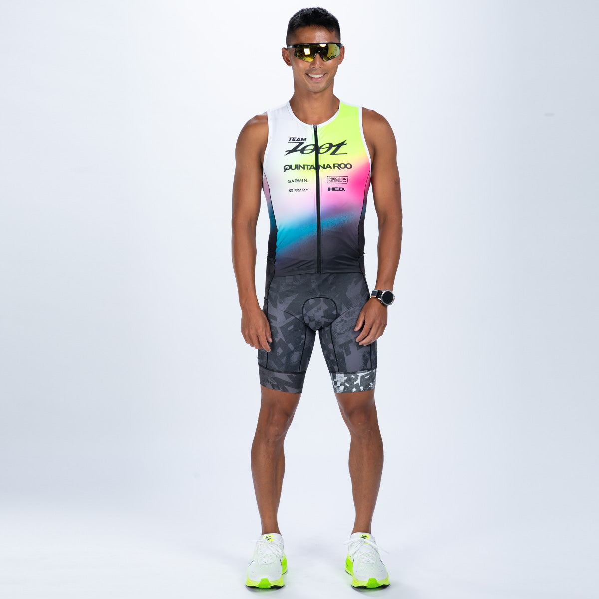 Men's Ltd Tri Slvs Fz Racesuit - TZ Afterglow