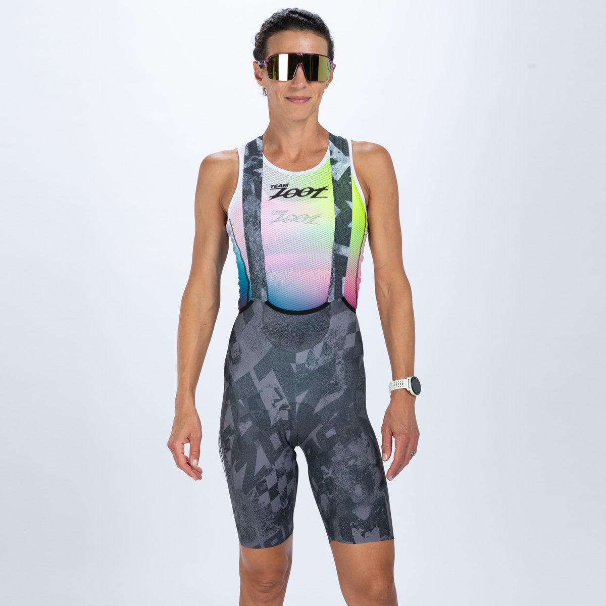 Women's Ltd Cycle Seamless Bib Short - TZ Rattlecan