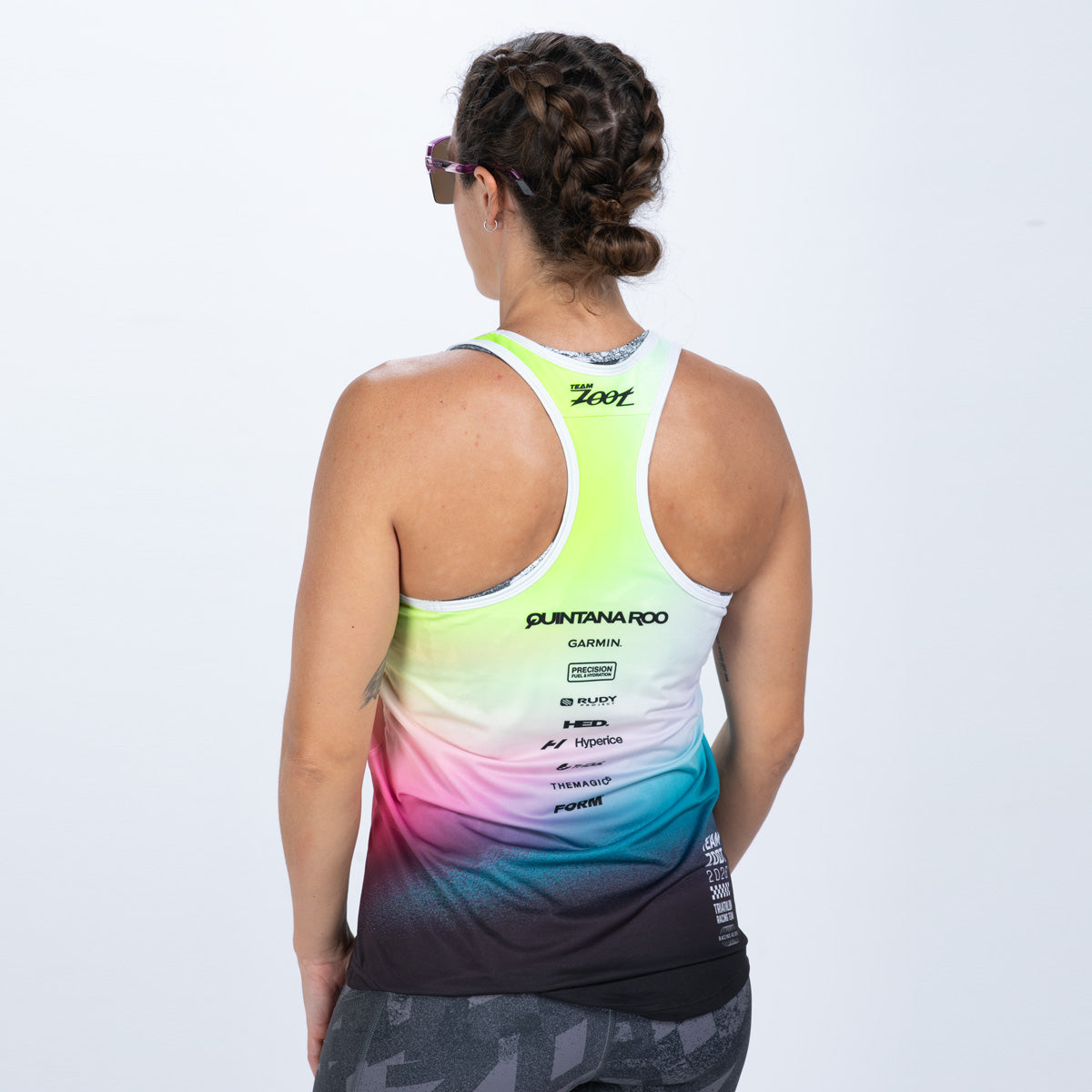 Women's Ltd Run Singlet - TZ Afterglow