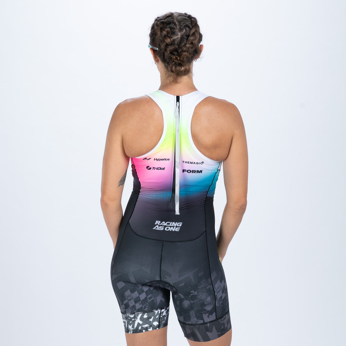Women's Sprint Tri Backzip Racesuit - TZ Afterglow