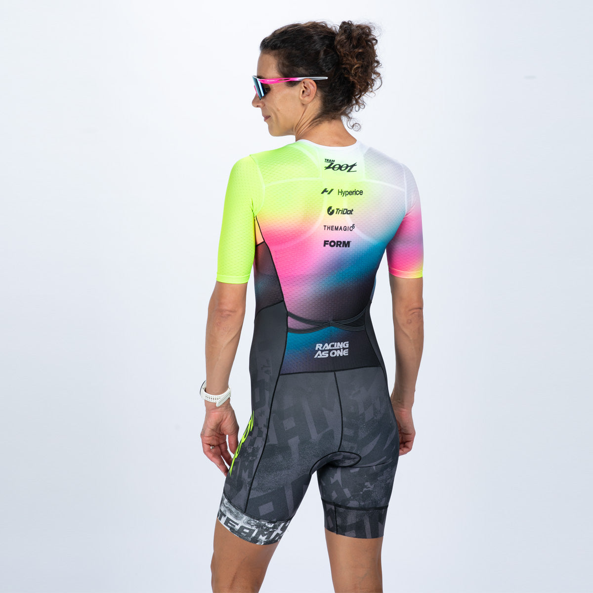 Women's Ltd Tri Aero Fz Racesuit - TZ Afterglow