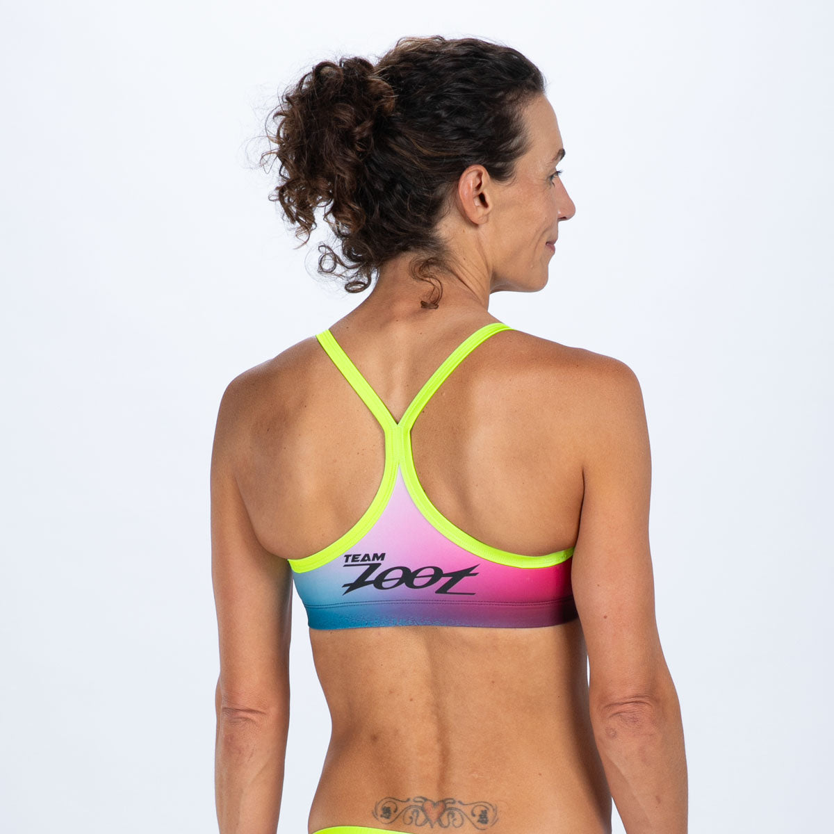 Women's Ltd Swim Racerback Bikini Top - TZ Afterglow
