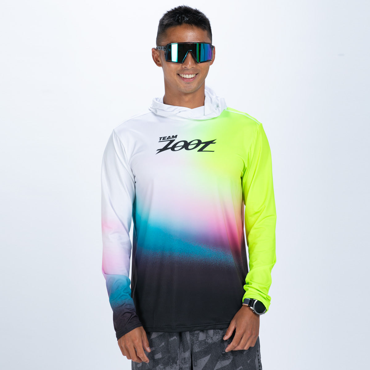 Men's Ltd Run Sun Stop Hoodie - TZ Afterglow