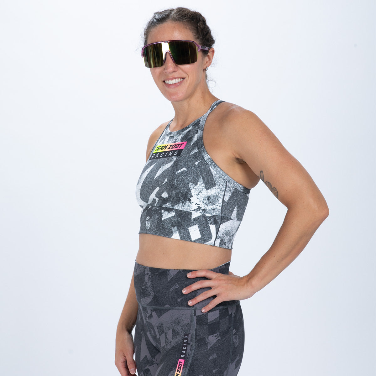 Women's Ltd Run Crop - TZ Rattlecan