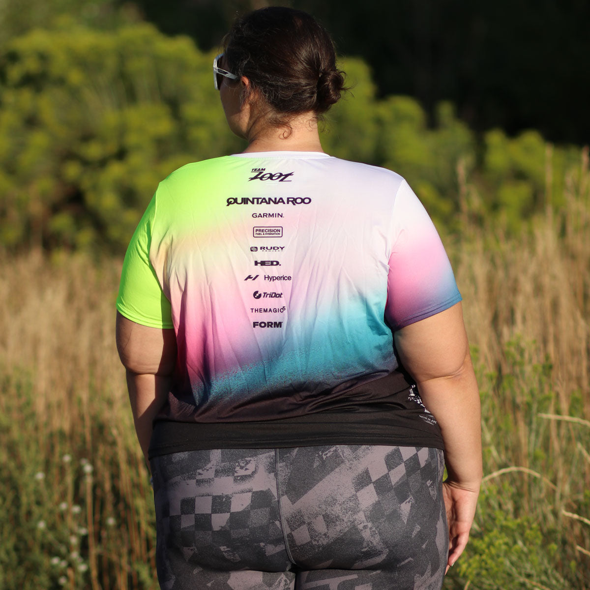 Women's Ltd Run Athena Tee - TZ Afterglow