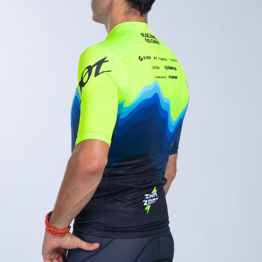 Men's Ltd Cycle Aero Jersey - Blue Wave