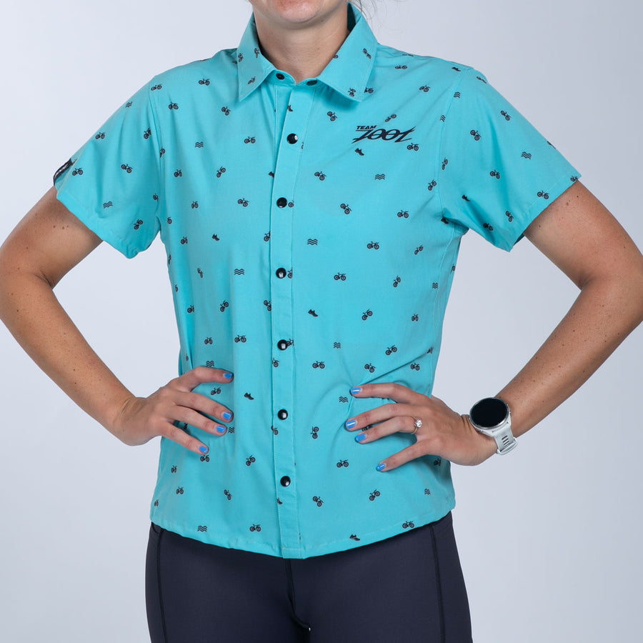 Women's Ltd Button Down Party Shirt - Team Zoot 2025