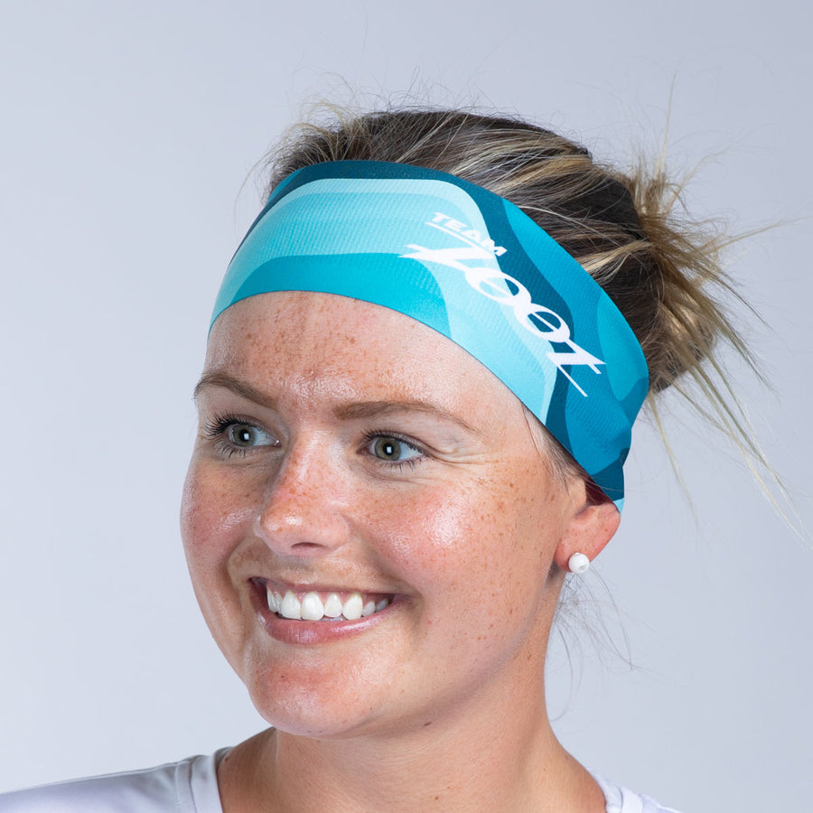 Unisex Ltd Headband - Aqua Wave