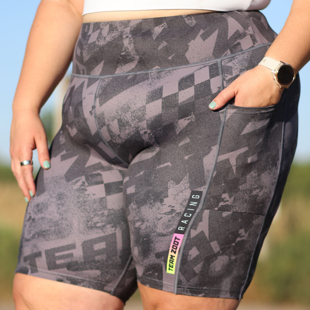 Women's Ltd Run Athena 8" Pulse Short - TZ Rattlecan