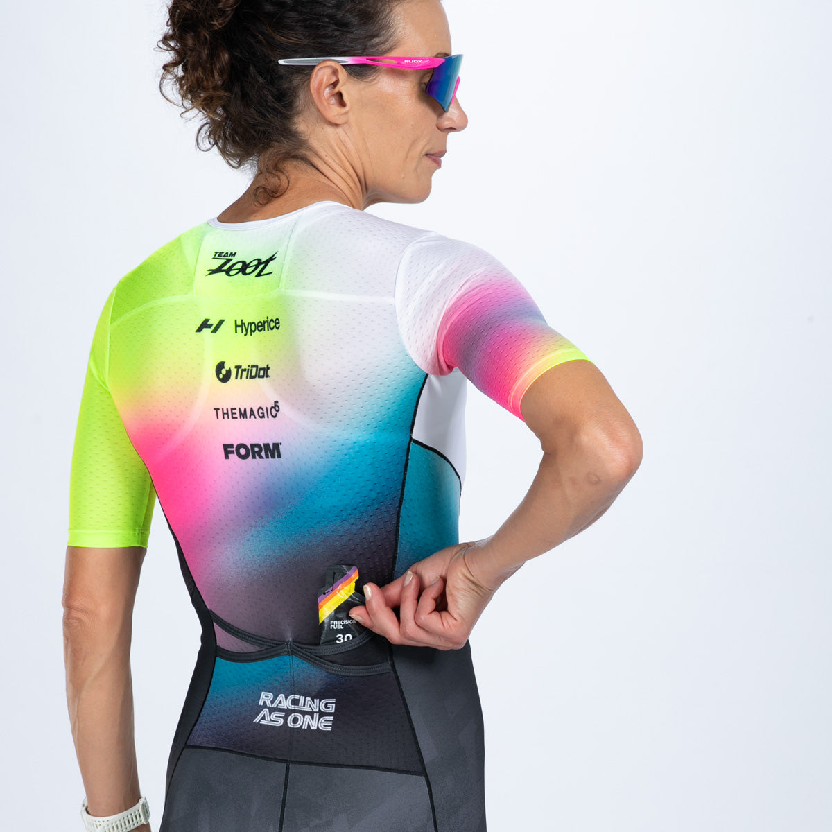 Women's Ltd Tri Aero Fz Racesuit - TZ Afterglow