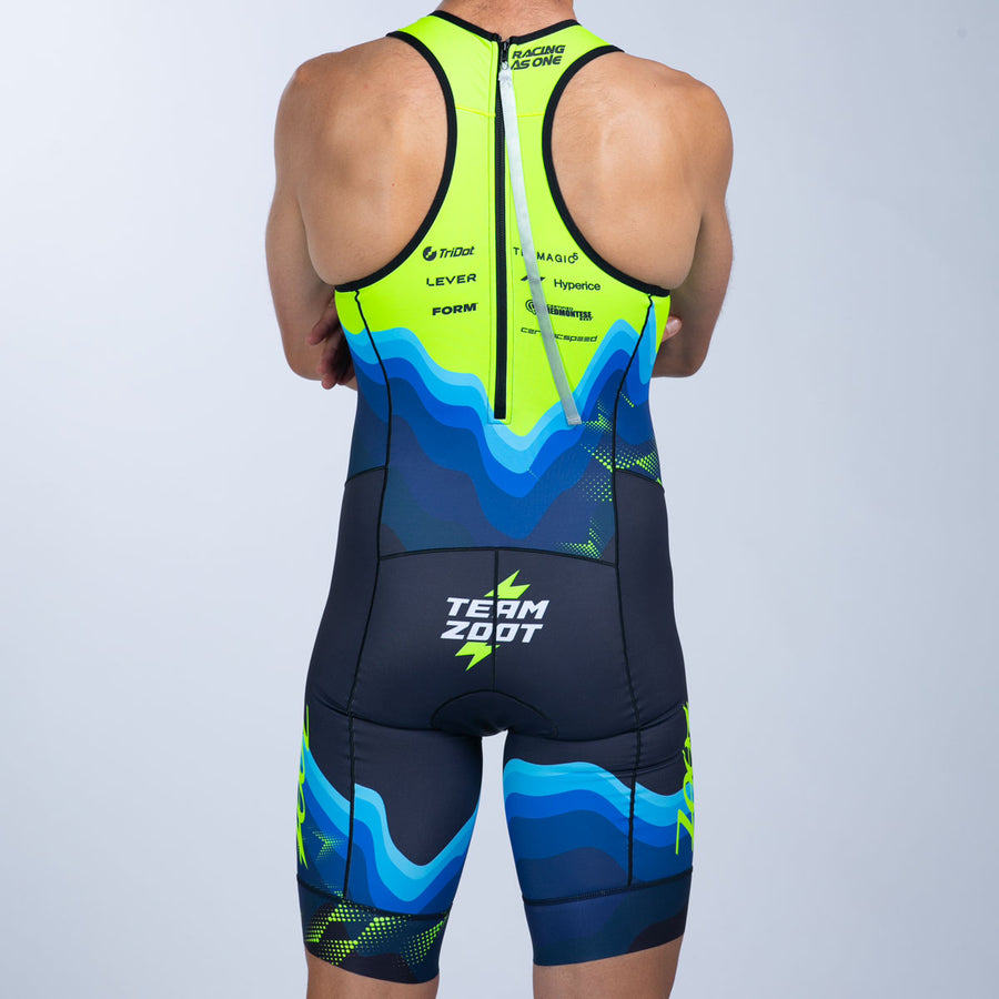 Men's Sprint Tri DWR Backzip Racesuit - Team Zoot 2025