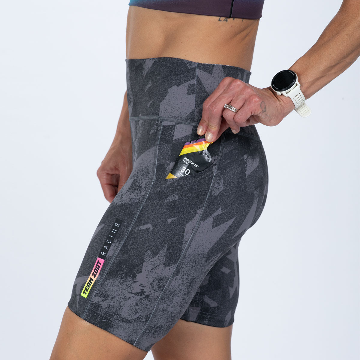 Women's Ltd Run 8" Pulse High-Rise Short - TZ Rattlecan