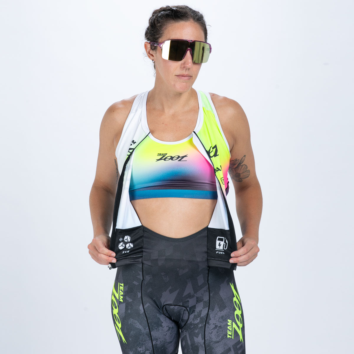Women's Ltd Tri Slvs Fz Racesuit - TZ Afterglow