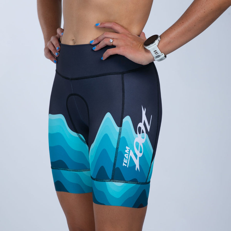 Women's Ltd Cycle High-Rise Short - Aqua Wave