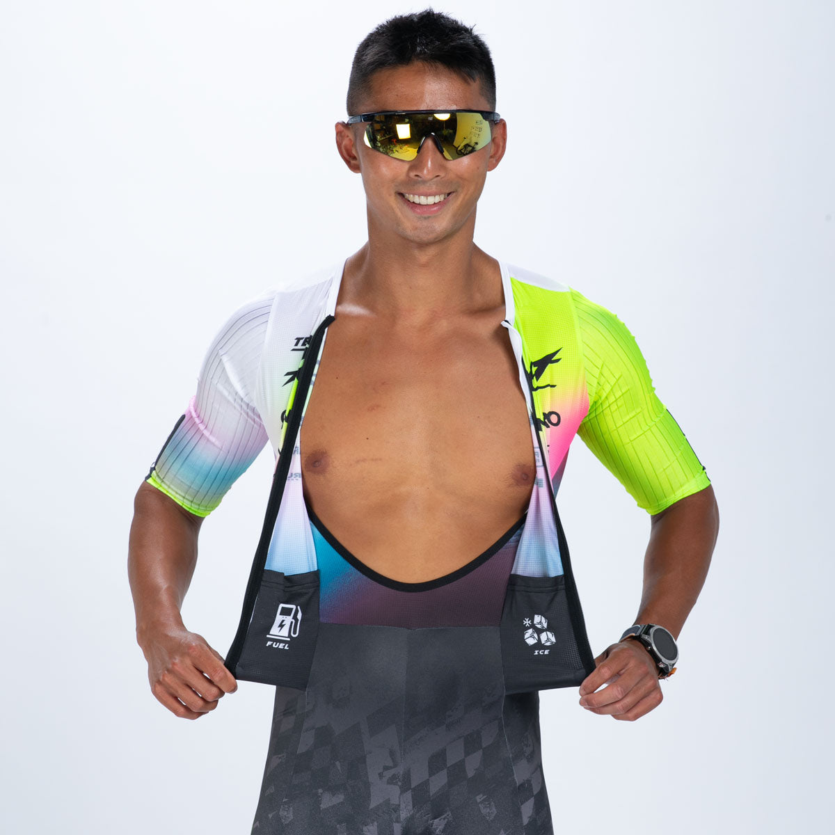 Men's Ultra Tri P1 Racesuit (sublimated) - TZ Afterglow