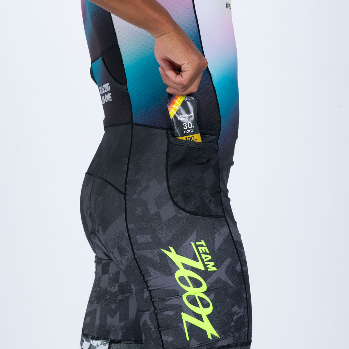 Men's Ltd Tri Slvs Fz Racesuit - TZ Afterglow