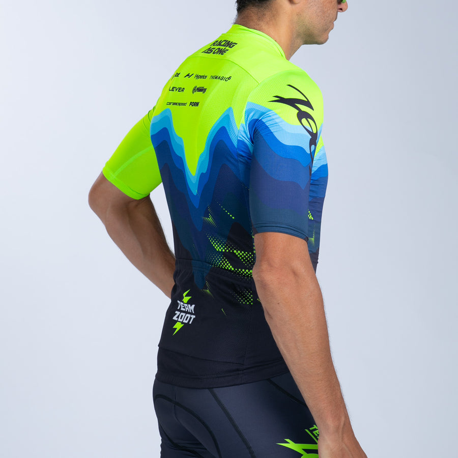 Men's Ltd Cycle Aero Jersey - Blue Wave