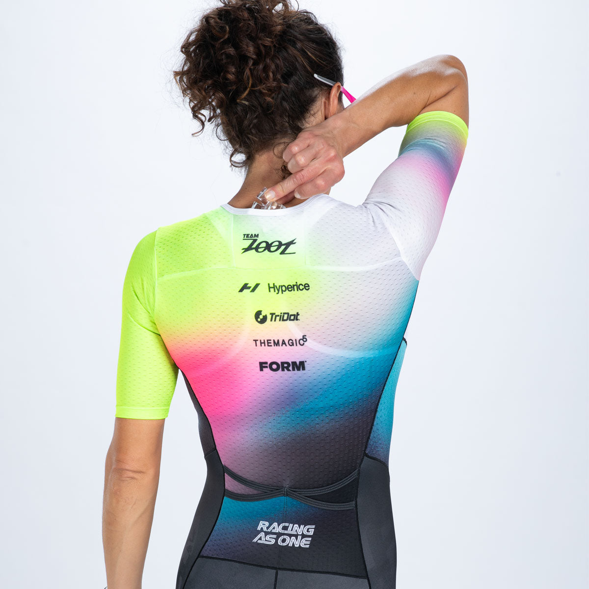 Women's Ltd Tri Aero Fz Racesuit - TZ Afterglow