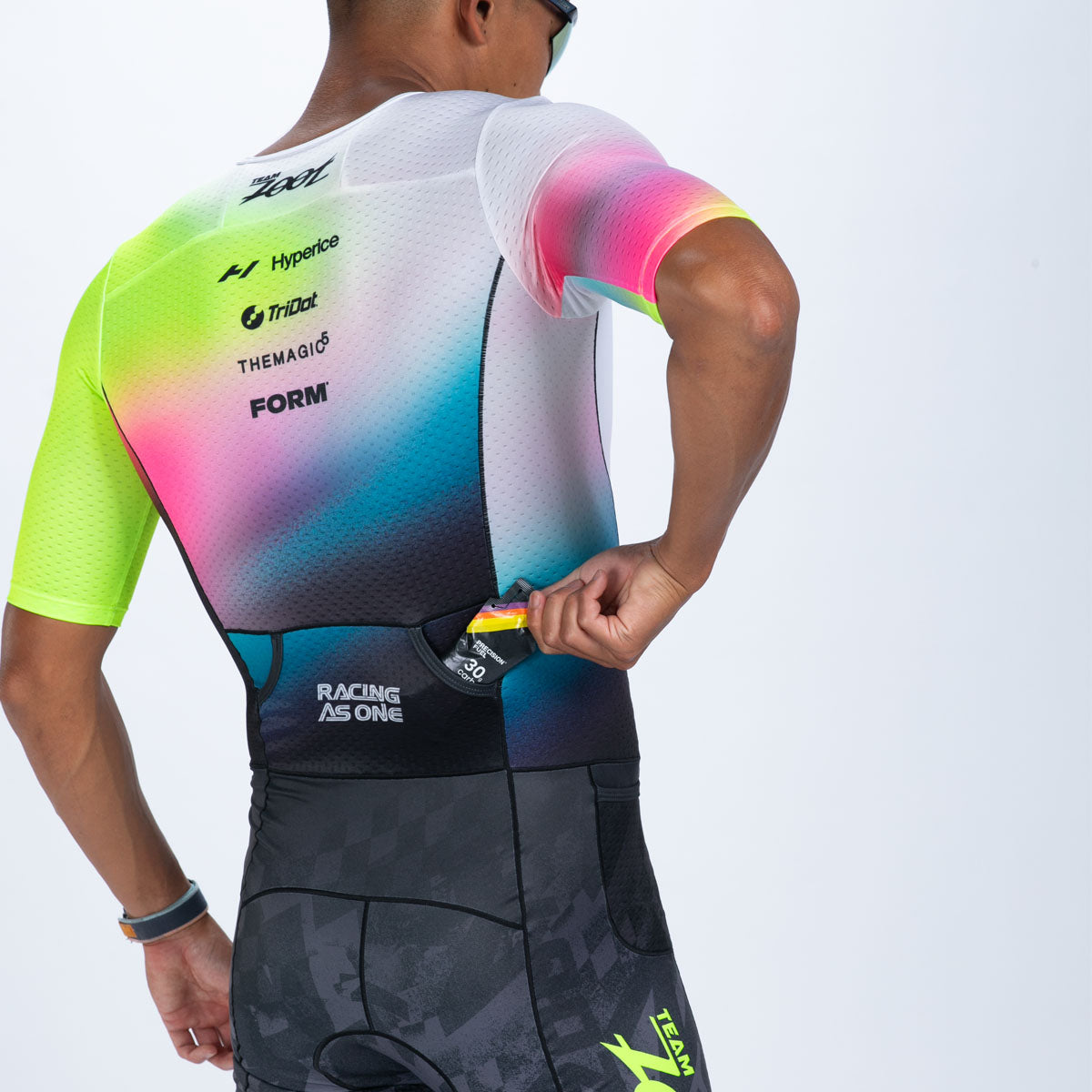 Men's Ltd Tri Aero Fz Racesuit - TZ Afterglow