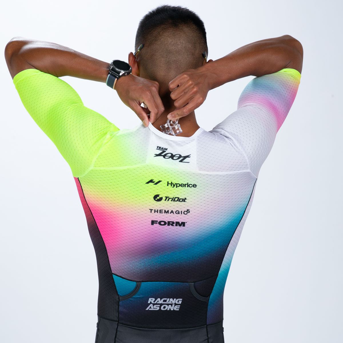 Men's Ltd Tri Aero Fz Racesuit - TZ Afterglow