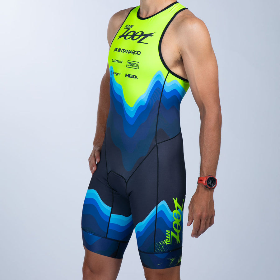 Men's Sprint Tri DWR Backzip Racesuit - Team Zoot 2025